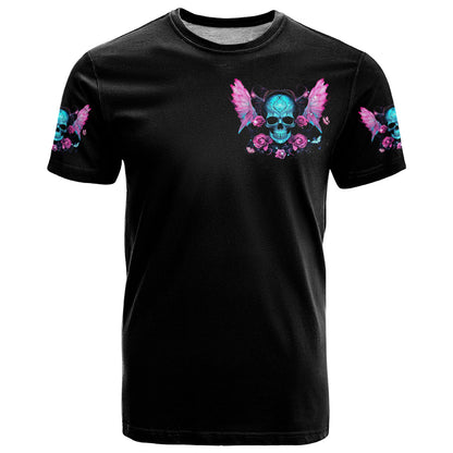 Fairy Skull T-Shirt The Good Girl In Me Got Tired Of The Bullshit Graphic Tee