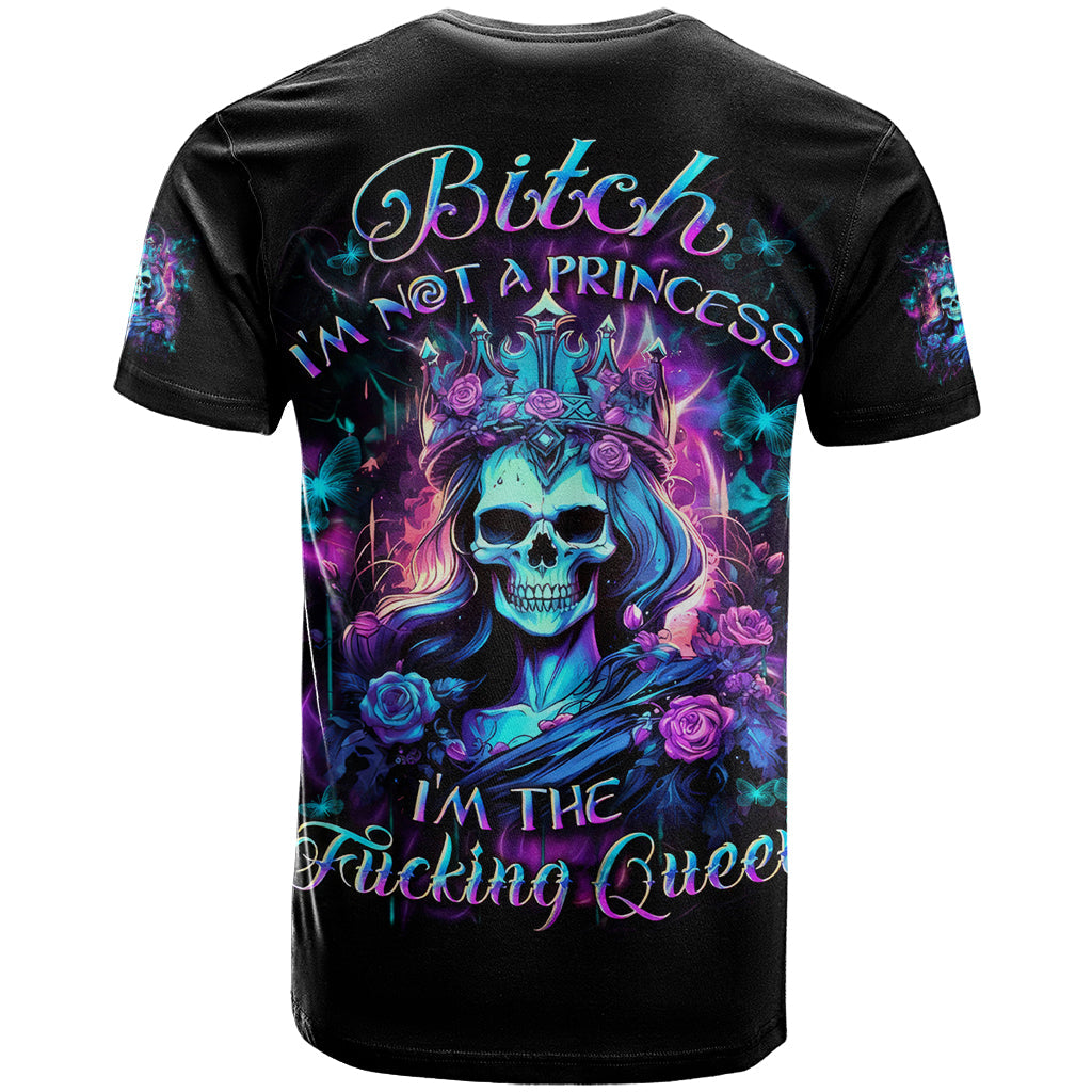 Queen Skull T-Shirt Bitch I'm The Fucking Queen Graphic Tee