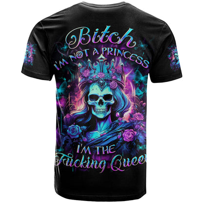 Queen Skull T-Shirt Bitch I'm The Fucking Queen Graphic Tee