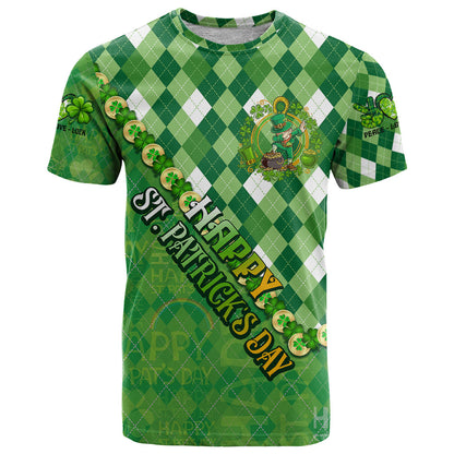 Personalized Happy St Patrick's Day T-Shirt Irish Leprechaun Graphic Tee