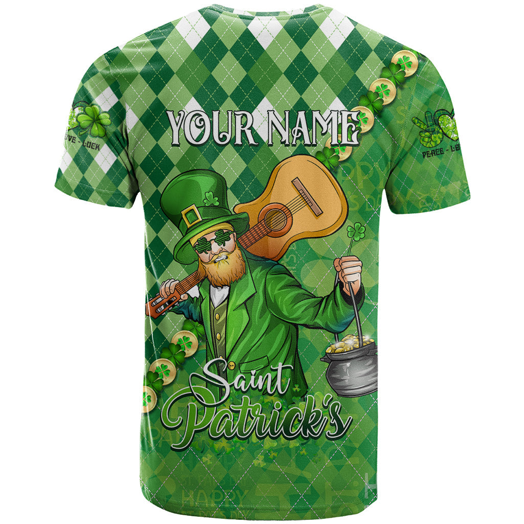 Personalized Happy St Patrick's Day T-Shirt Irish Leprechaun Graphic Tee