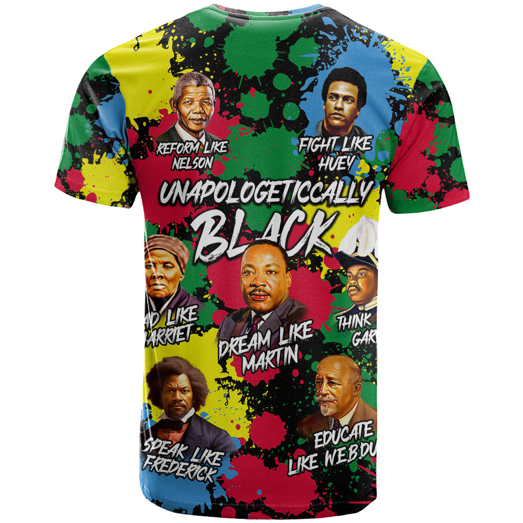 Unapologetically Black T-Shirt Civil Rights Leaders Graphic Tee