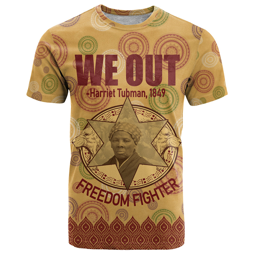 We Out 1849 African-American T-Shirt Harriet Tubman Graphic Tee