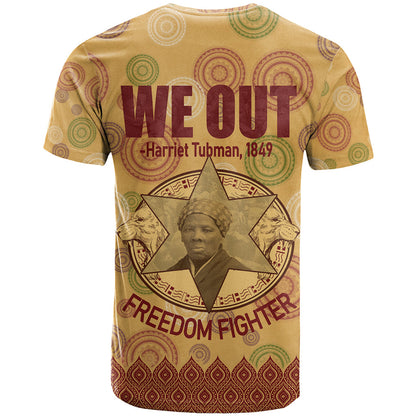 We Out 1849 African-American T-Shirt Harriet Tubman Graphic Tee