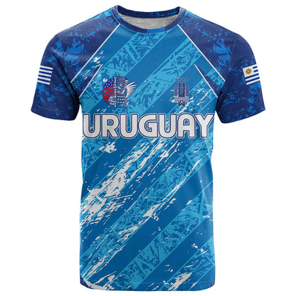 Uruguay Football 2024 T-Shirt The Sky Blue Graphic Tee