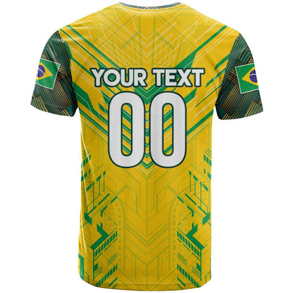 Brazil Football 2024 T-Shirt Selecao Bright Yellow Graphic Tee