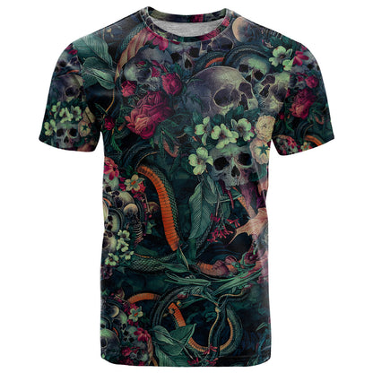 Skulls and Snakes T-Shirt Graphic Tee