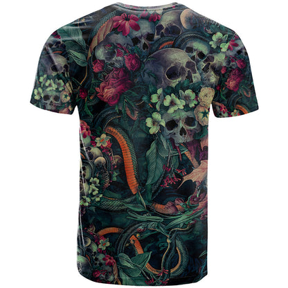 Skulls and Snakes T-Shirt Graphic Tee