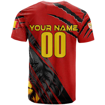 Personalized Belgium Football 2024 T-Shirt Trophy Wing Style Graphic Tee