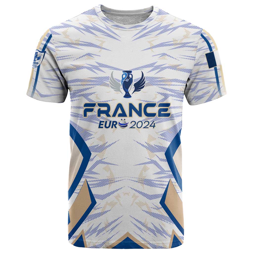 Personalized France Football 2024 T-Shirt Trophy Wing Style Graphic Tee