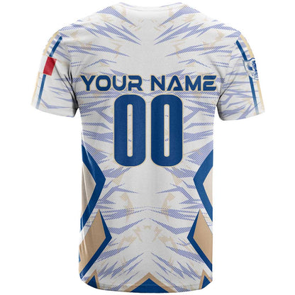 Personalized France Football 2024 T-Shirt Trophy Wing Style Graphic Tee