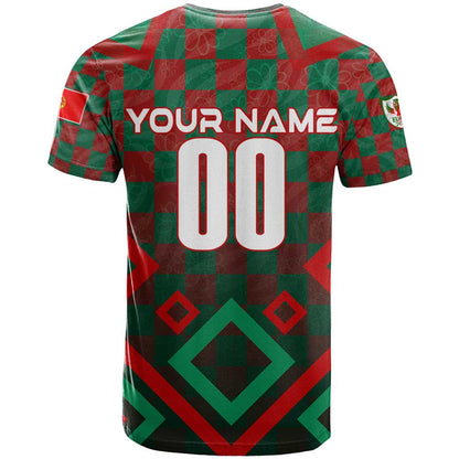 Personalized Portugal Football 2024 T-Shirt Trophy Wing Style Graphic Tee