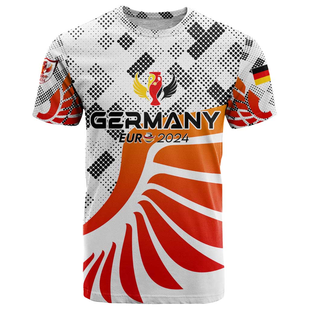 Personalized Germany Football 2024 T-Shirt Trophy Wing Style Graphic Tee