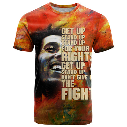 Reggae Legend Bob T-Shirt Retro Style Graphic Tee