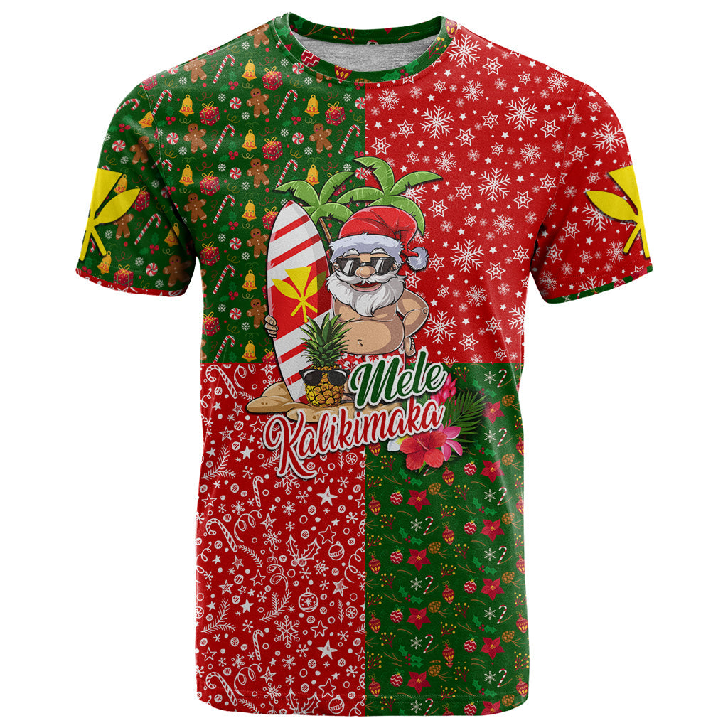 Hawaii Christmas T-Shirt Mele Kalikimaka Kanaka Maoli Graphic Tee