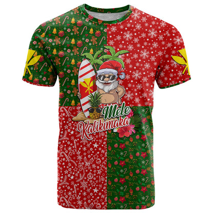 Hawaii Christmas T-Shirt Mele Kalikimaka Kanaka Maoli Graphic Tee