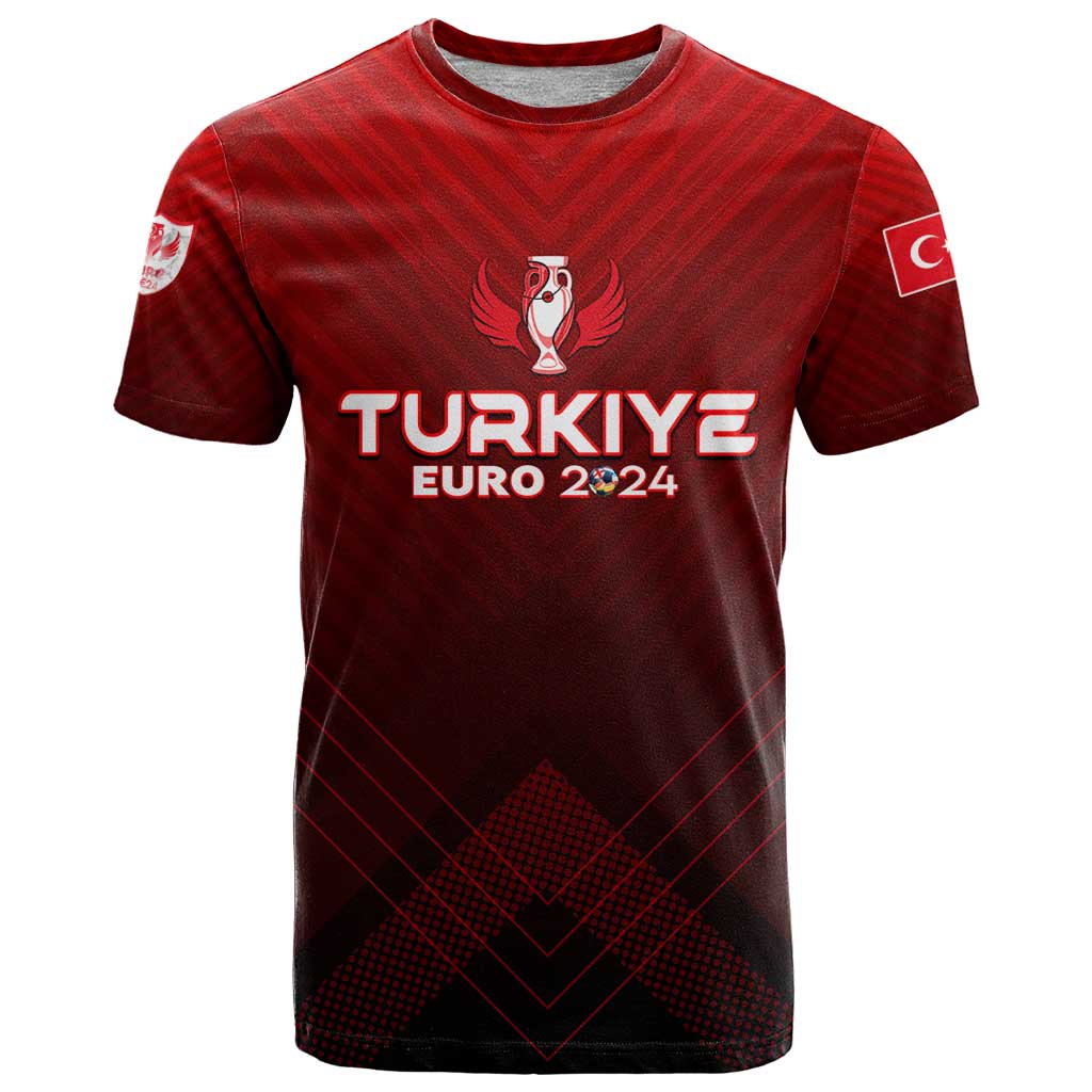 Personalized Turkey Football 2024 T-Shirt Trophy Wing Style Graphic Tee