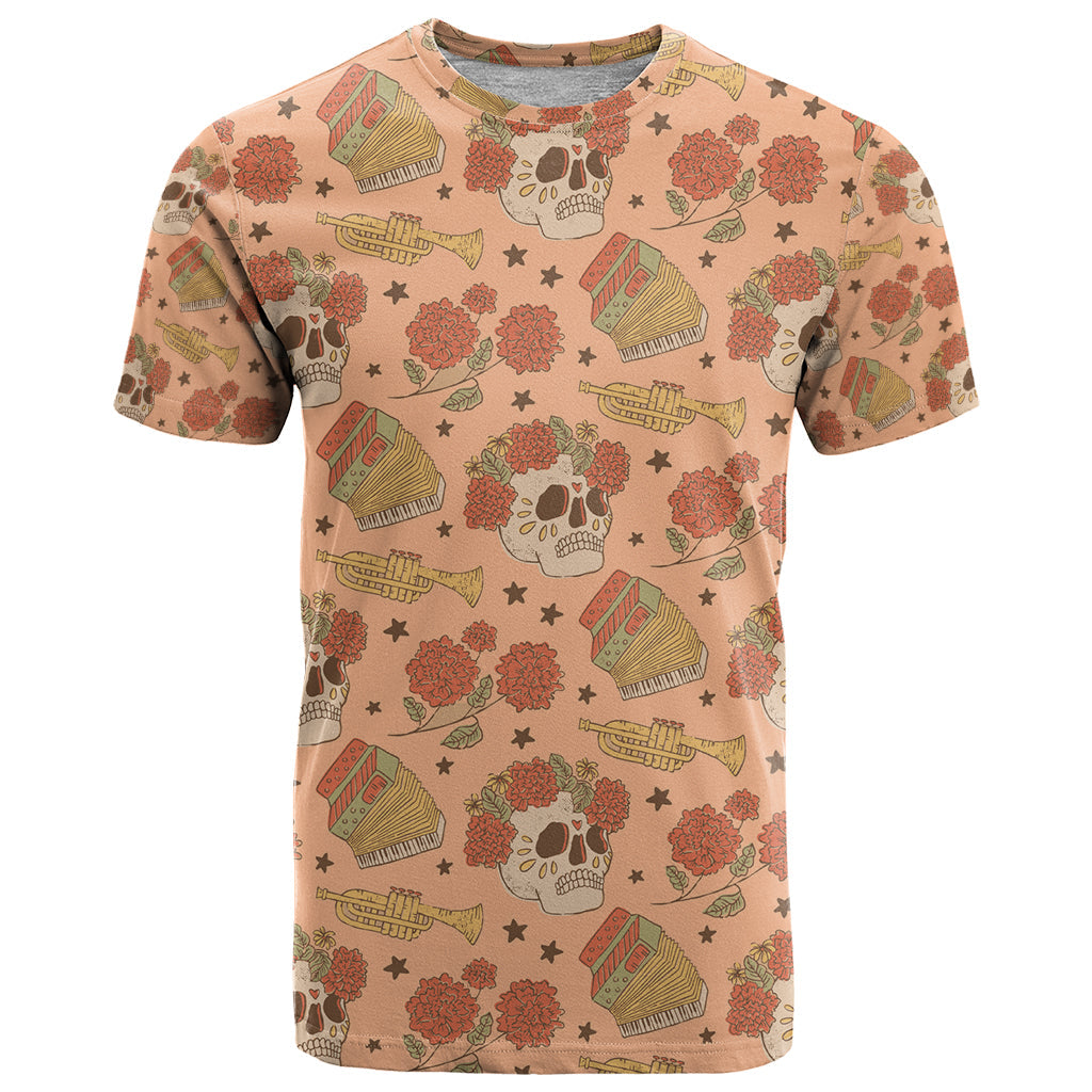 Day of the Dead T-Shirt Sugar Skulls Graphic Tee