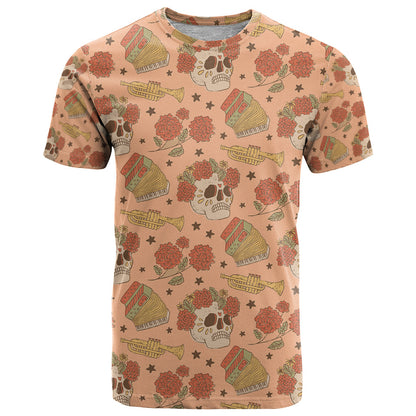 Day of the Dead T-Shirt Sugar Skulls Graphic Tee