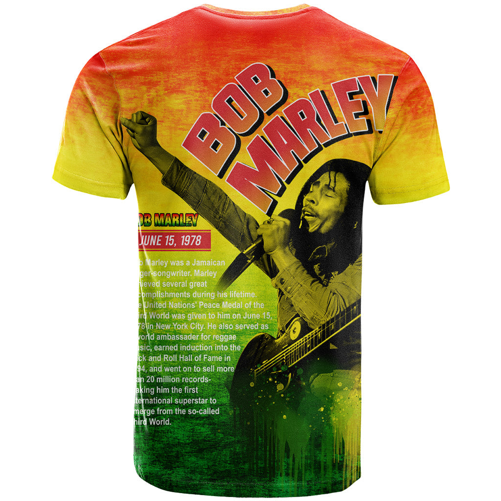The Real Legend Bob T-Shirt African Jamaica Reggae Graphic Tee