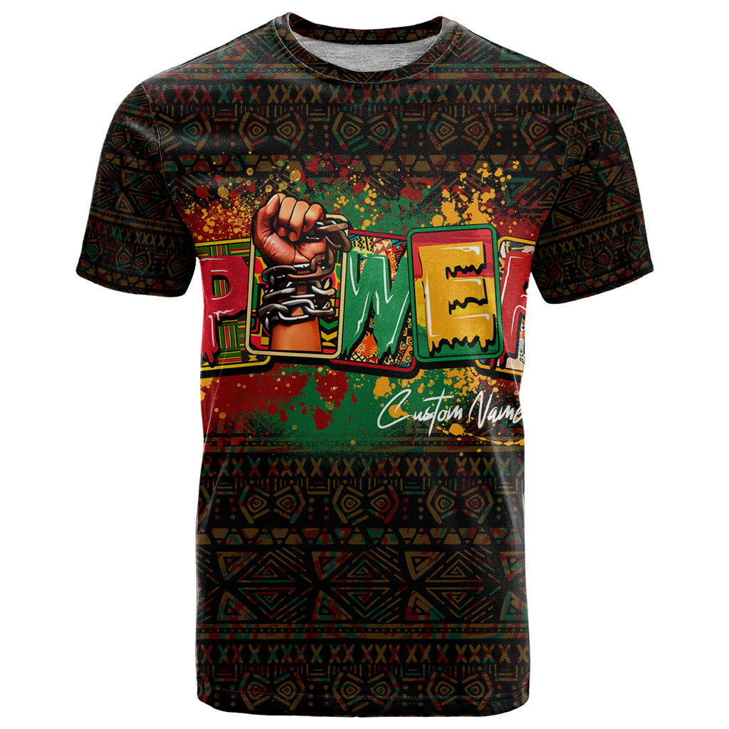 Personalized Power African T-Shirt Graphic Tee