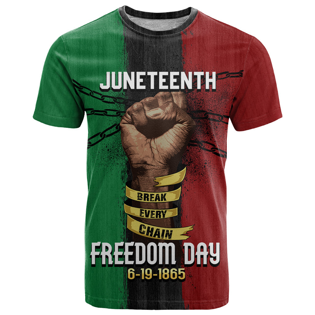 Juneteenth Freedom Day T-Shirt Black Pride Month Graphic Tee