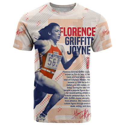 The Phenomenal Woman Flo-Jo T-Shirt 1988 Graphic Tee
