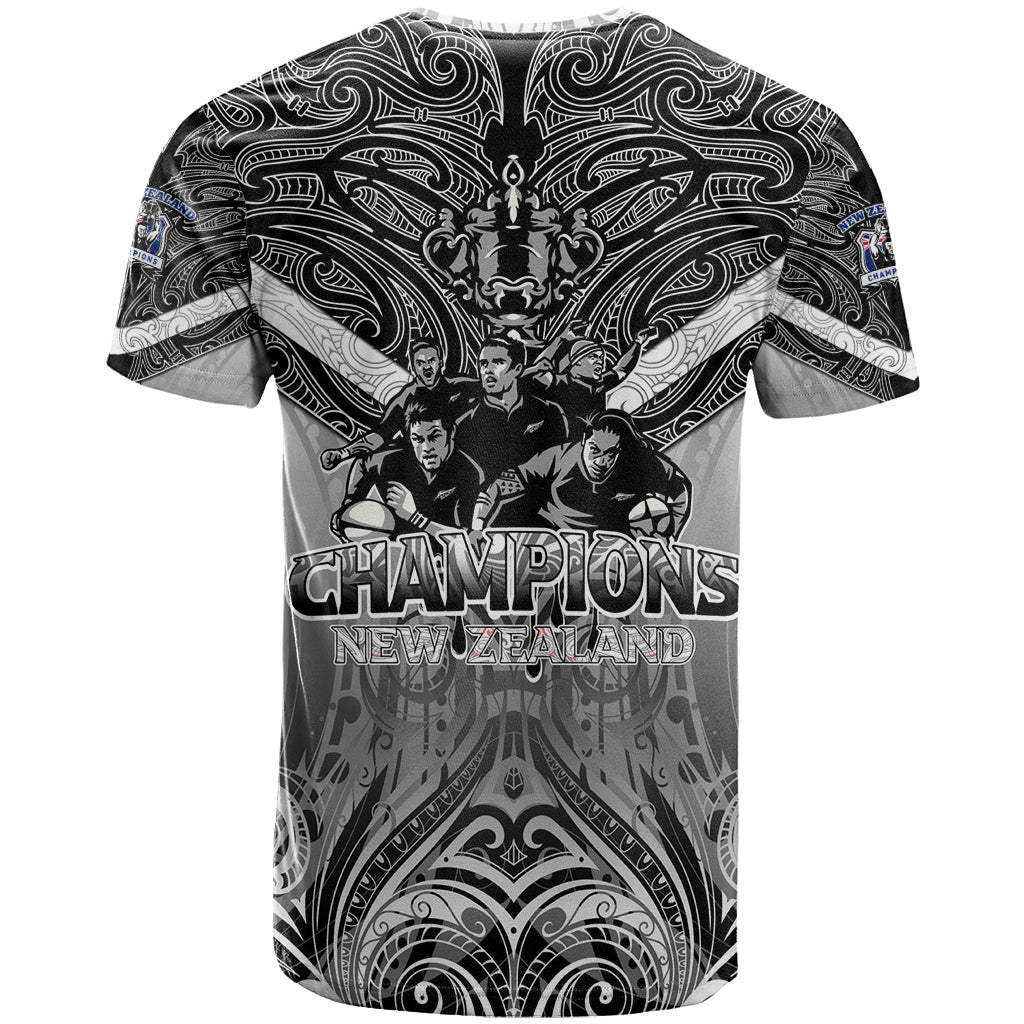 New Zealand T-Shirt Rugby Aotearoa Champions Graphic Tee