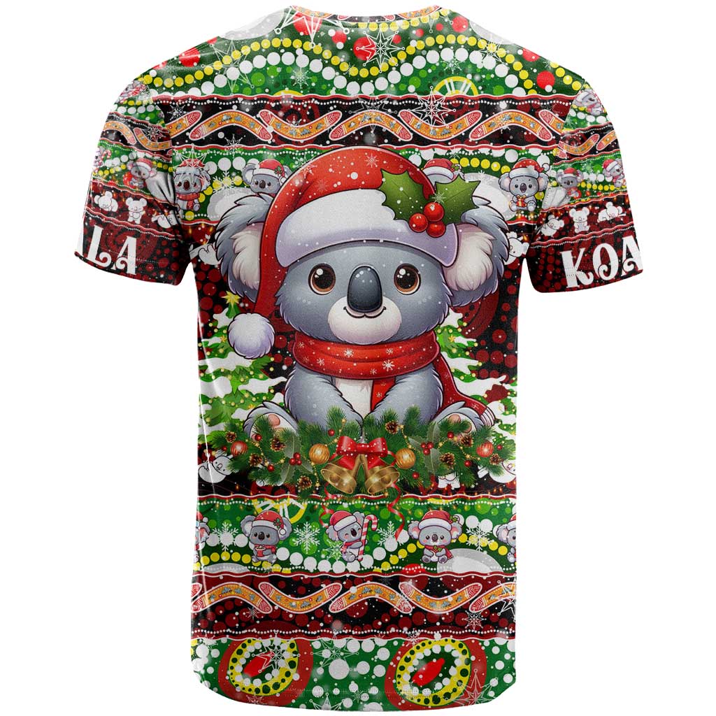 Koala Christmas T-Shirt Australia Aboriginal Cute Santa Koalas Graphic Tee