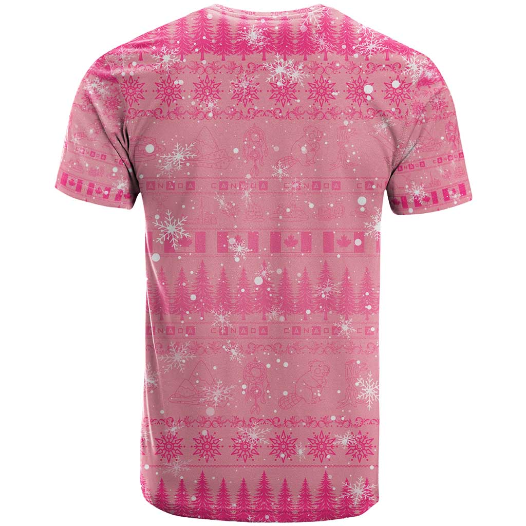 Merry Christmas Canada T-Shirt Xmas Travel Map Graphic Tee