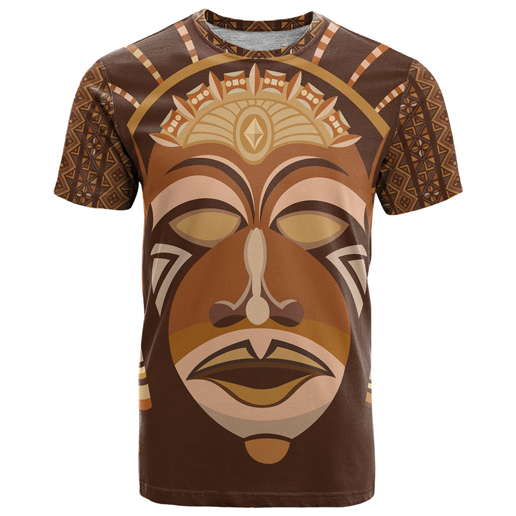 African Women T-Shirt Tribal Ethnic Mask Graphic Tee