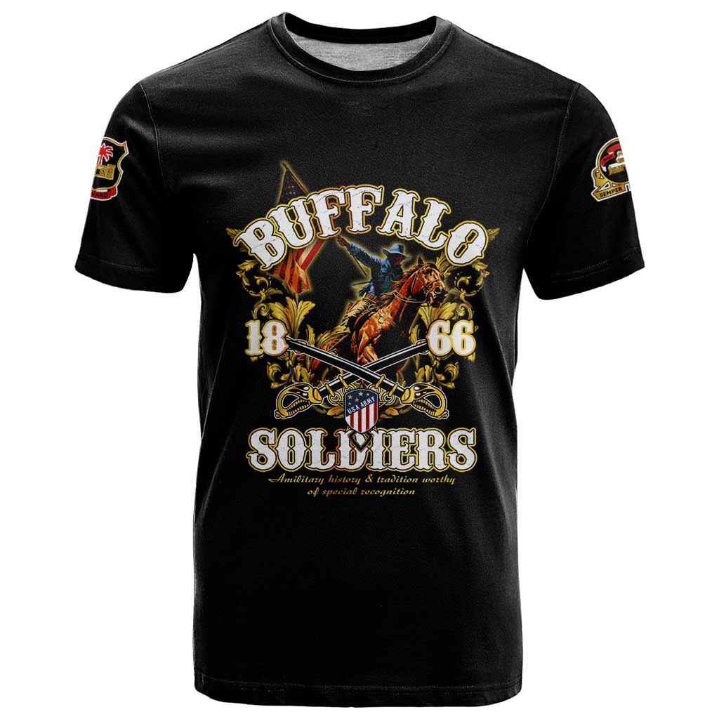 Buffalo Soldiers 1866-1944 T-Shirt American Legend Graphic Tee