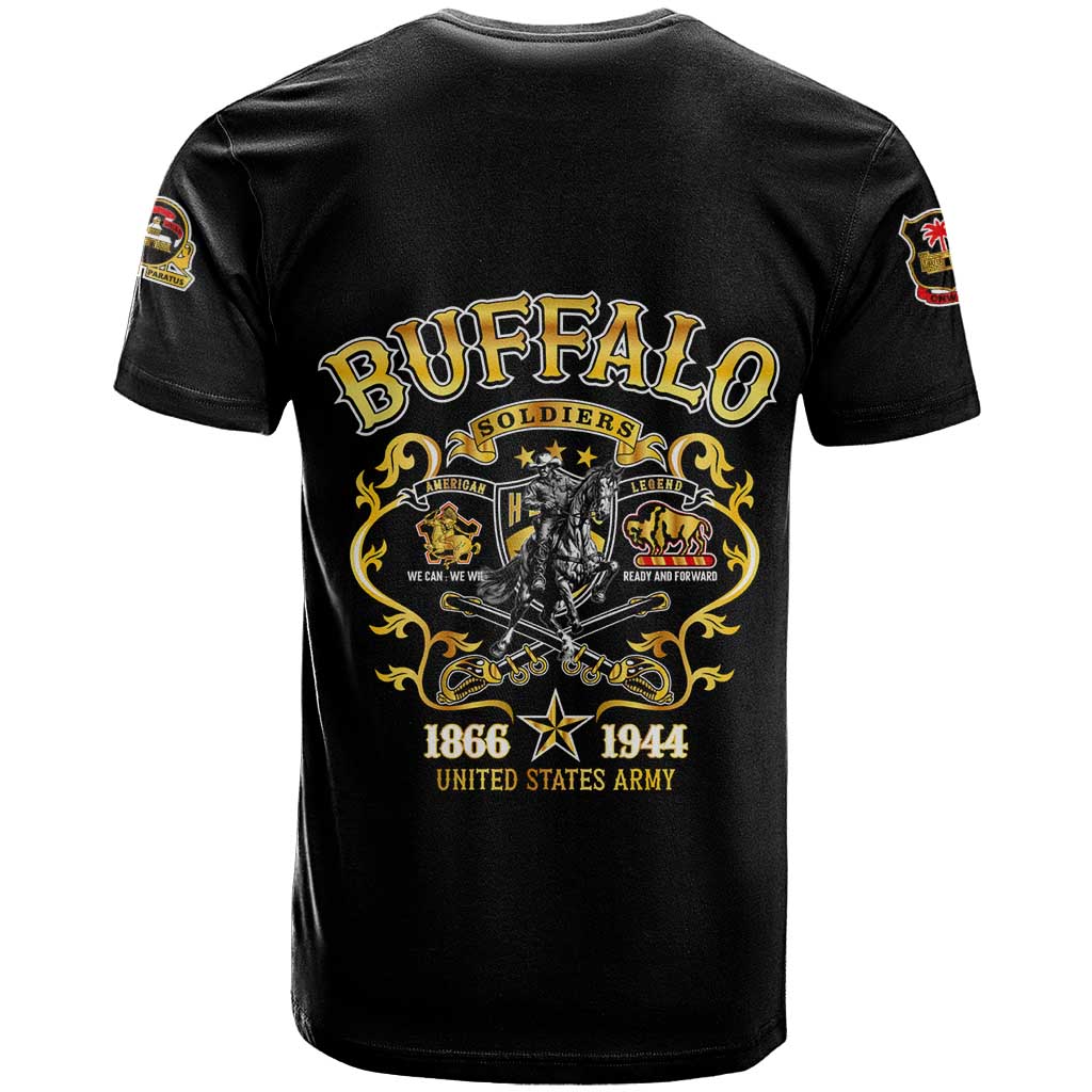 Buffalo Soldiers 1866-1944 T-Shirt American Legend Graphic Tee