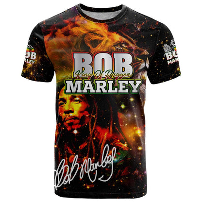 Bob King Of Reggae T-Shirt Rastafari Lion - You Never Know How Strong You Are Graphic Tee