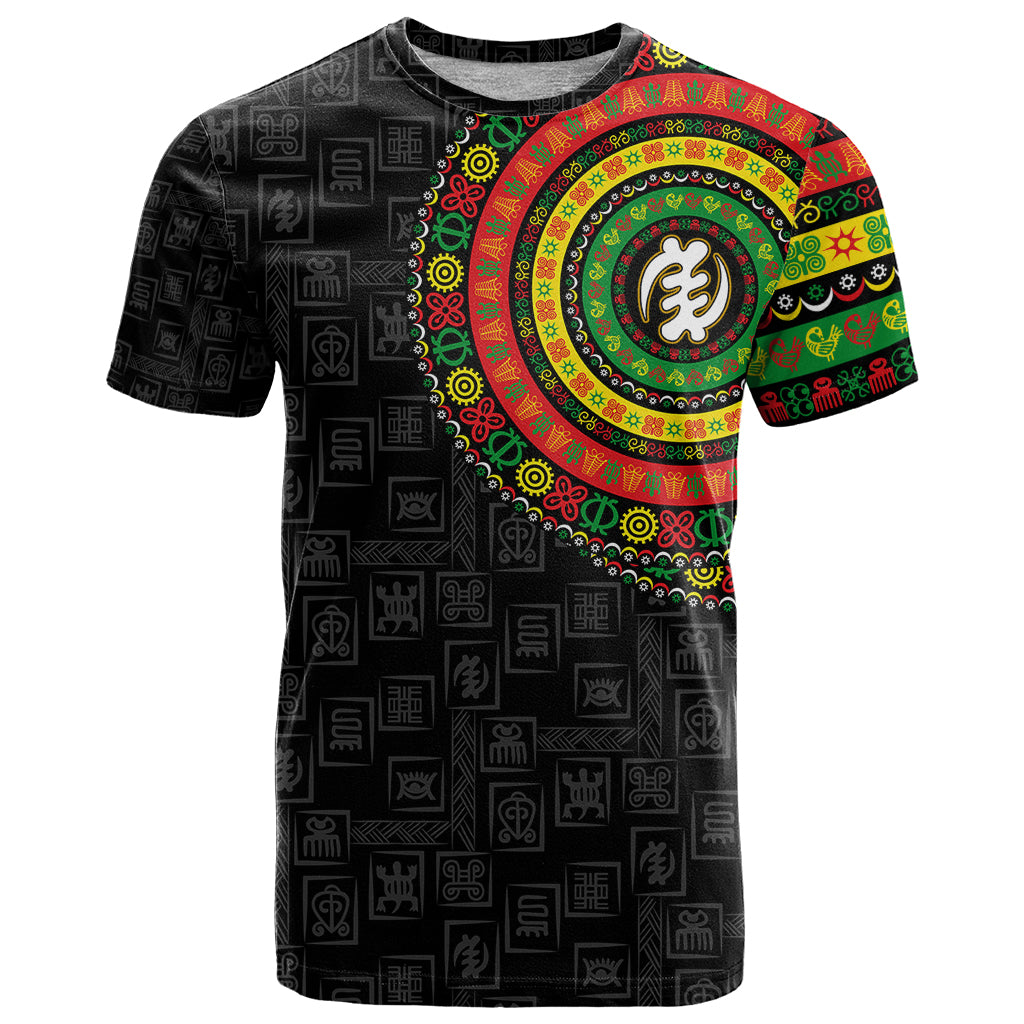 Adinkra Symbols T-Shirt African Culture Graphic Tee