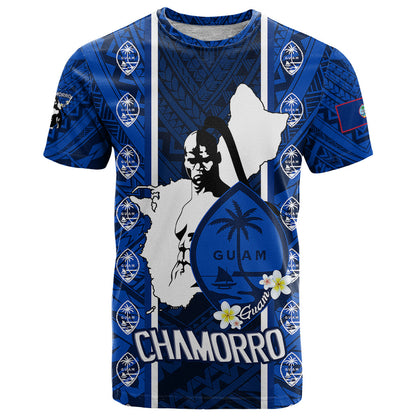 Guam Chamorro Warrior T-Shirt Traditional Tribal Patterns Graphic Tee