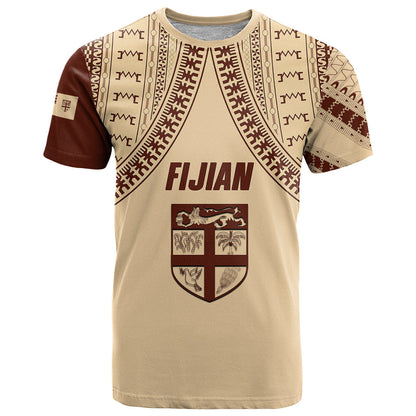 Fiji Bula T-Shirt Tapa Pattern Design Graphic Tee