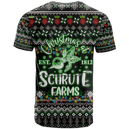 Merry Christmas Schrute Farms T-Shirt Graphic Tee