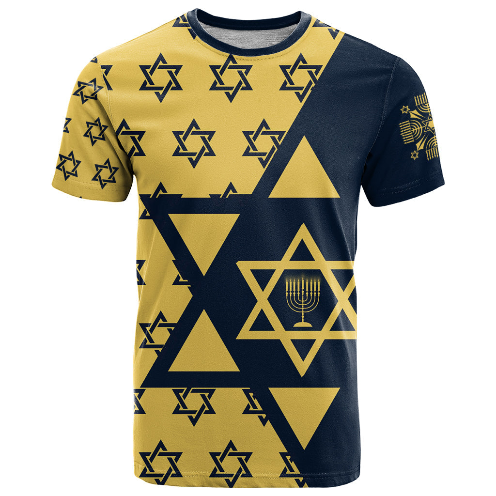 Happy Hanukkah T-Shirt Jewish Star of David Graphic Tee