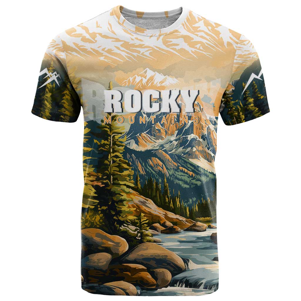 The Beauty of Rocky Mountains T-Shirt Graphic Tee