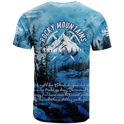 Rocky Mountains T-Shirt Outdoor Adventure Graphic Tee