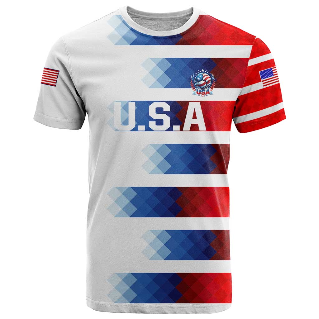USA Soccer T-Shirt Summer Paris 2024 Graphic Tee