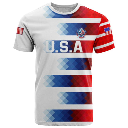 USA Soccer T-Shirt Summer Paris 2024 Graphic Tee
