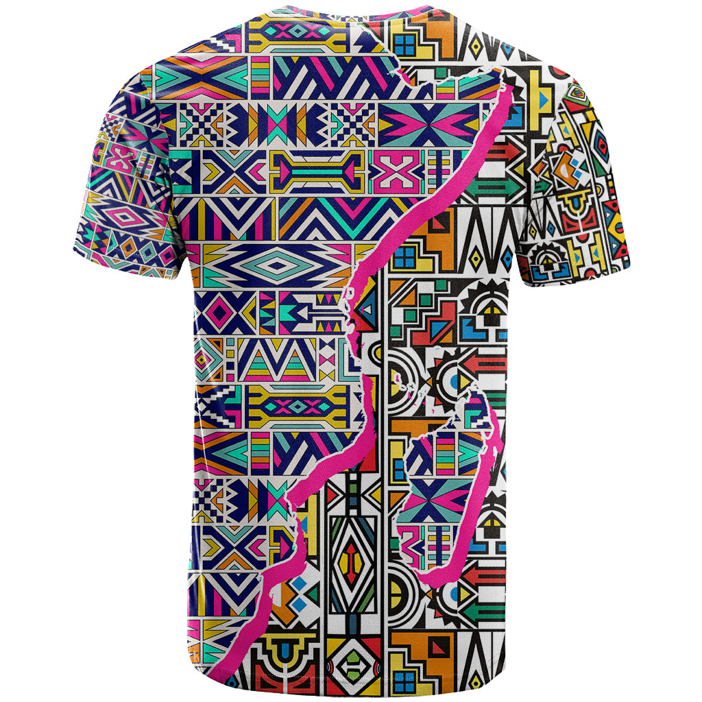 African Ndebele Pattern T-Shirt Graphic Tee