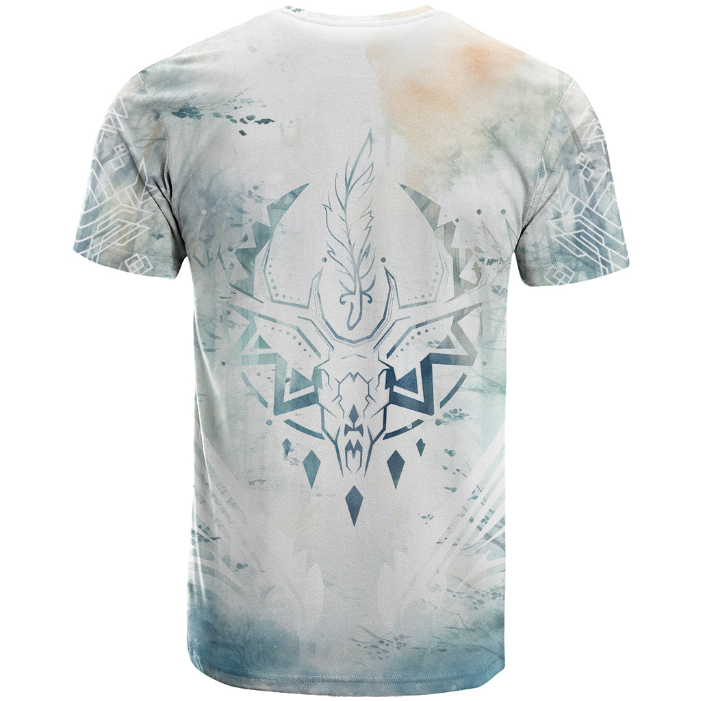 Thanks Deer For Life T-Shirt White Deer Watercolor Painting Graphic Tee