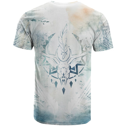 Thanks Deer For Life T-Shirt White Deer Watercolor Painting Graphic Tee
