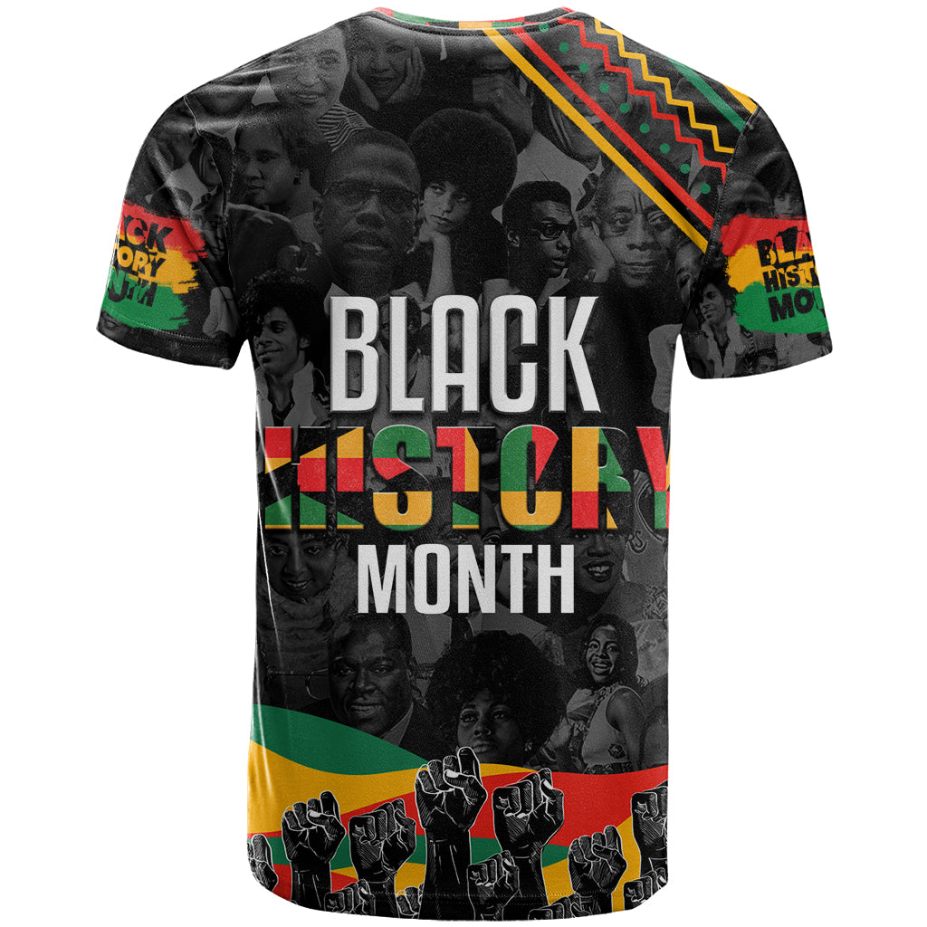 Personalized Black History Month T-Shirt Graphic Tee
