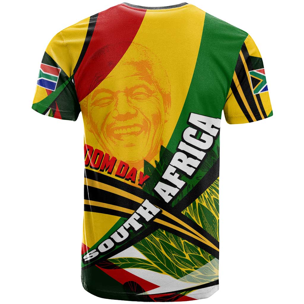 South Africa Freedom Day T-Shirt Mandela Legacy National Pride Protea Flower Graphic Tee
