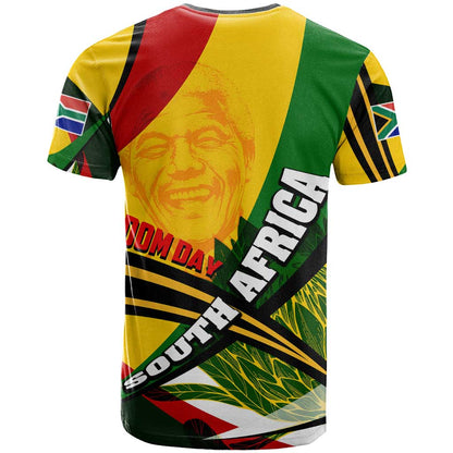 South Africa Freedom Day T-Shirt Mandela Legacy National Pride Protea Flower Graphic Tee