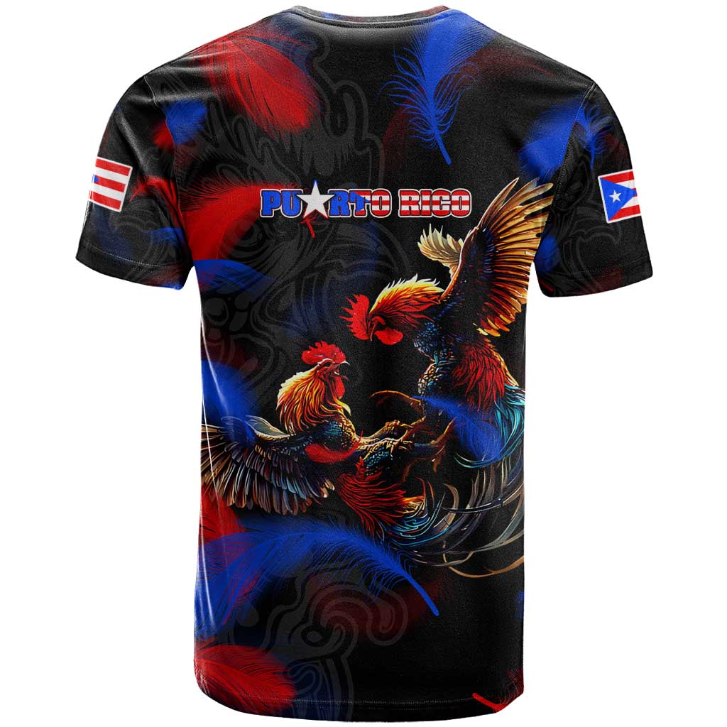 Puerto Rican Rooster T-Shirt Puerto Rico Pride and Power Spirit Graphic Tee
